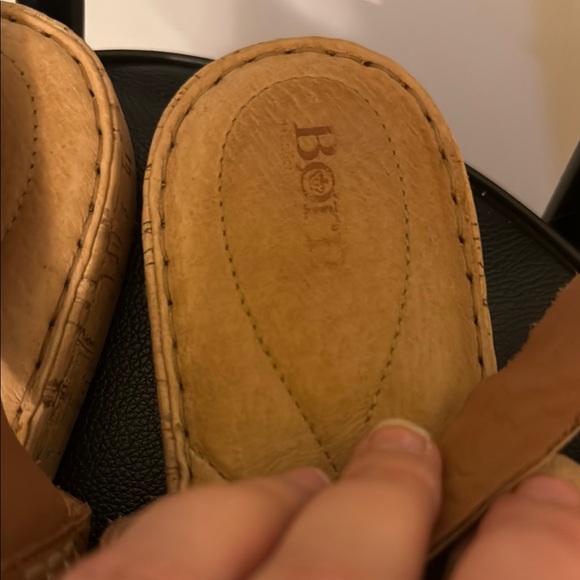 Born Light Brown Leather Sandals - Picture 2 of 5